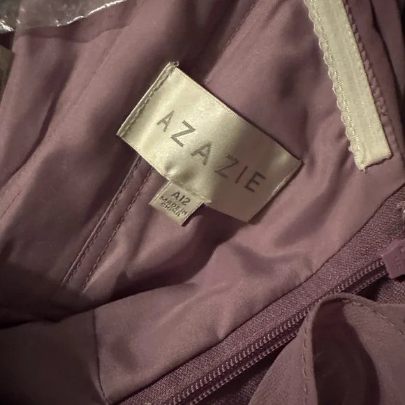 Azazie Strapless Lavender Dress - Picture 9 of 11